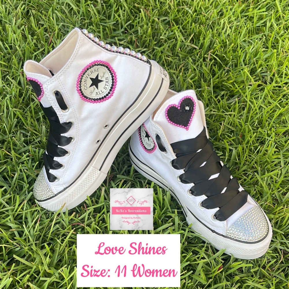 New Adult Bling Converse
